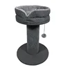 Eco-friendly Fur Rope Toys Board Cat Tree Scratching Post, Cat Climbing Tree