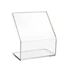 Desktop Modern Bent Clear Acrylic Plexiglass Guard Stand