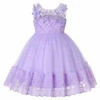 Pink Puffy Dresses For For 8 Years Old Pink Flower Girl Party Dress For ...