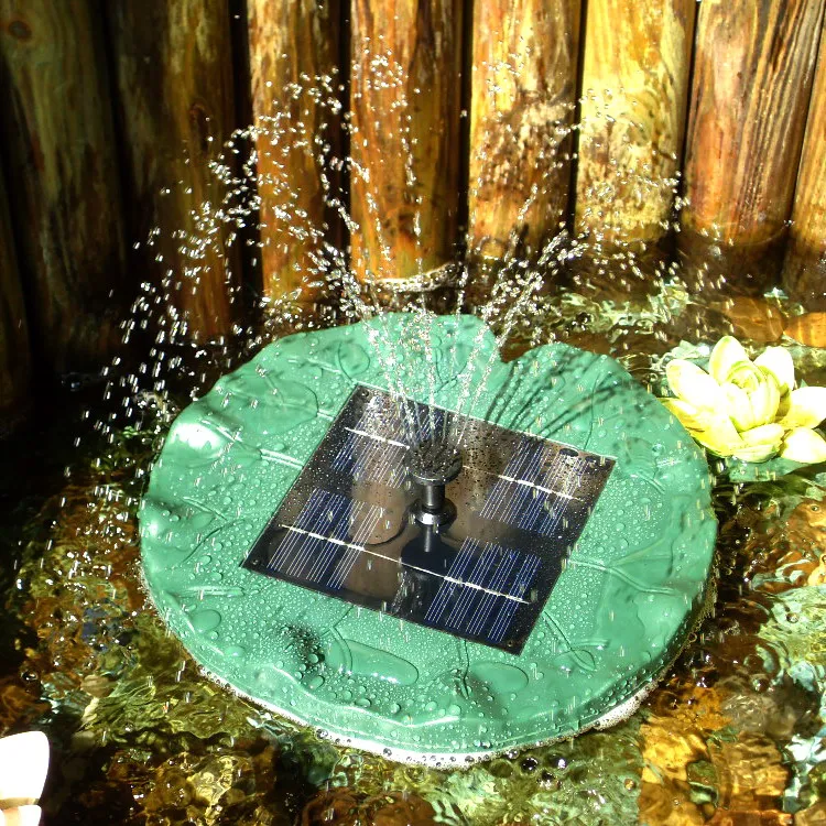 2018 New Solar Water Fountain Energy Mini Home Garden Water Floating ...