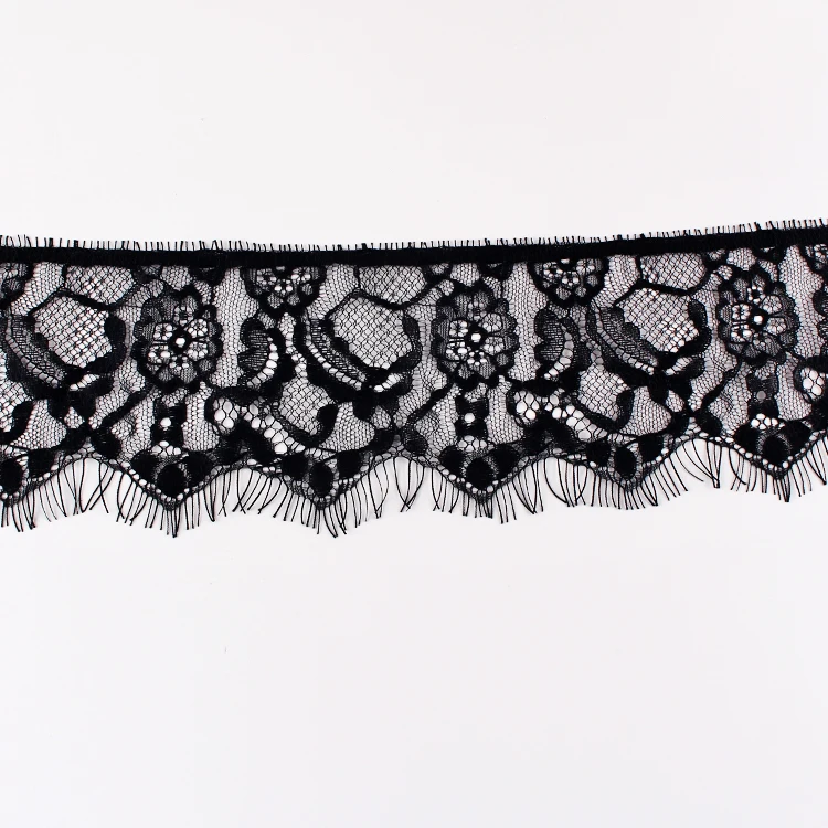 wide black lace by the yard