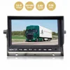 Car backup camera monitor system 7 inch quad monitor and SONY Sensor camera 24 voltage