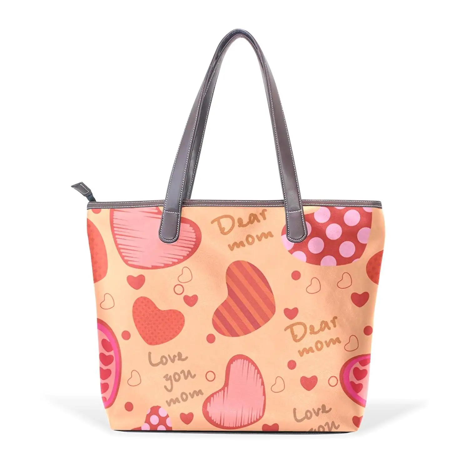 Happy Mothers Day Womens Fashion Large Shoulder Bag Handbag Tote Purse for Lady