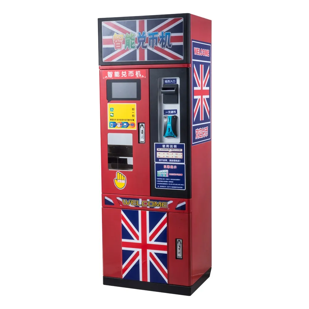 Coin Exchange Vending Machine Money Changer Coin Selling Machine For