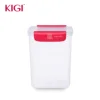 KIGI SmartTrack High Quality Popular Food Grade transparent Seal Plastic Wholesale Storage Jar with Lid