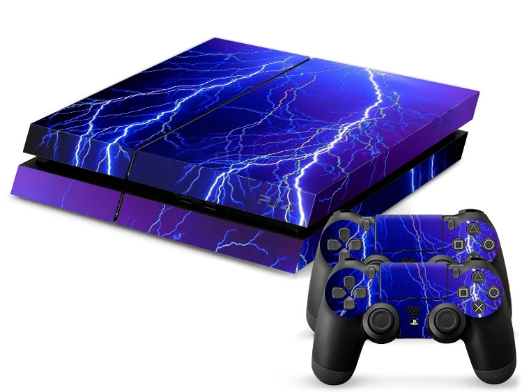 blue lightning ps4 controller