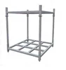 Foldable steel stackable rack for storage heavy goods