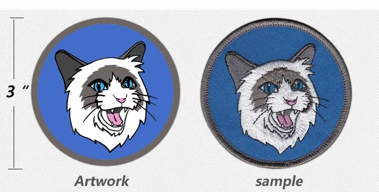 blank patch material for embroidery