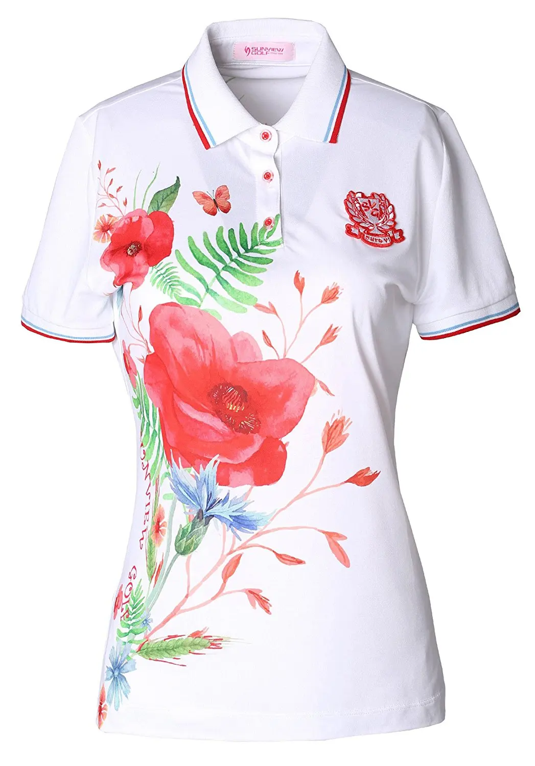 polo shirts floral