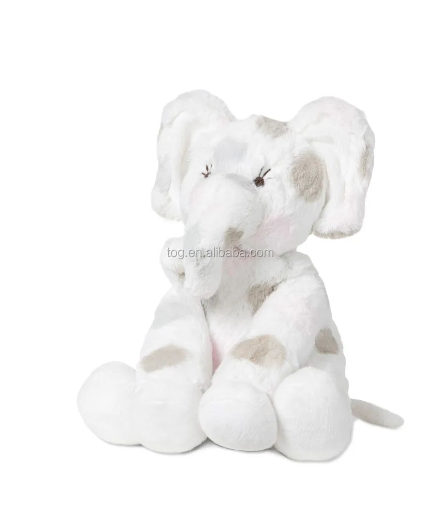 stuffed white elephant toy