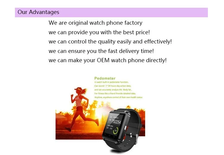 hot sale andriod led smart pocket watch