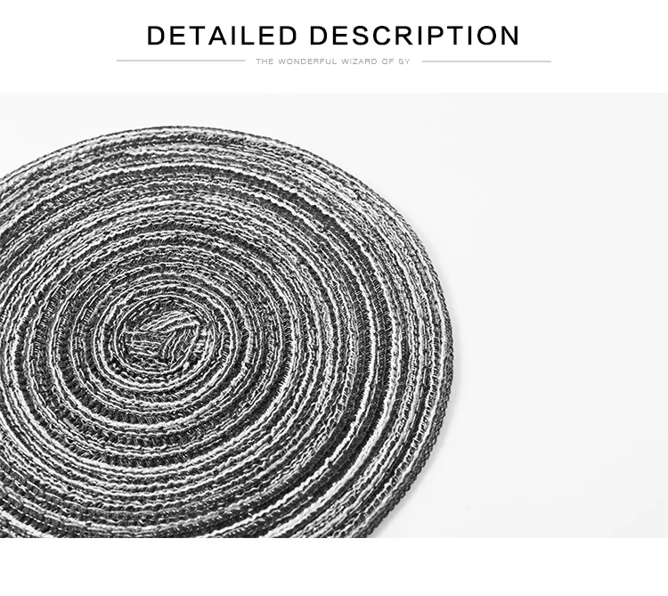 Customize High Quality Dining Decorative Table Mats Table Place Mat