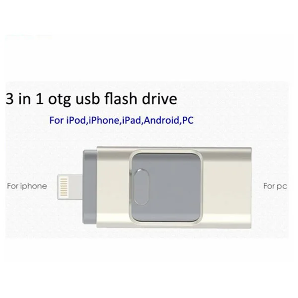 Otg3.0 pendrive 3in1 metal 4gb-256gb Usb memory flash drive - ANKUX.COM