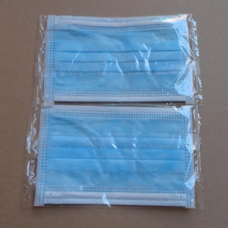 100% pp medical 3 ply nonwoven face mask with earloop