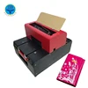 Smallest mini uv flatbed printer price for digital leather printing machine a4