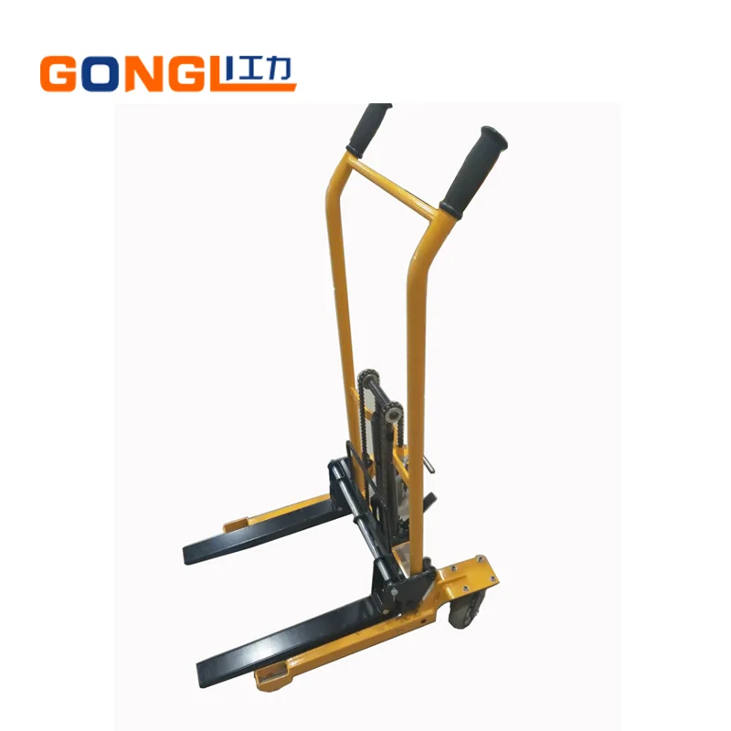 Lift Height 90cm 200kg Manual Hydraulic Hand Truck Forklift For