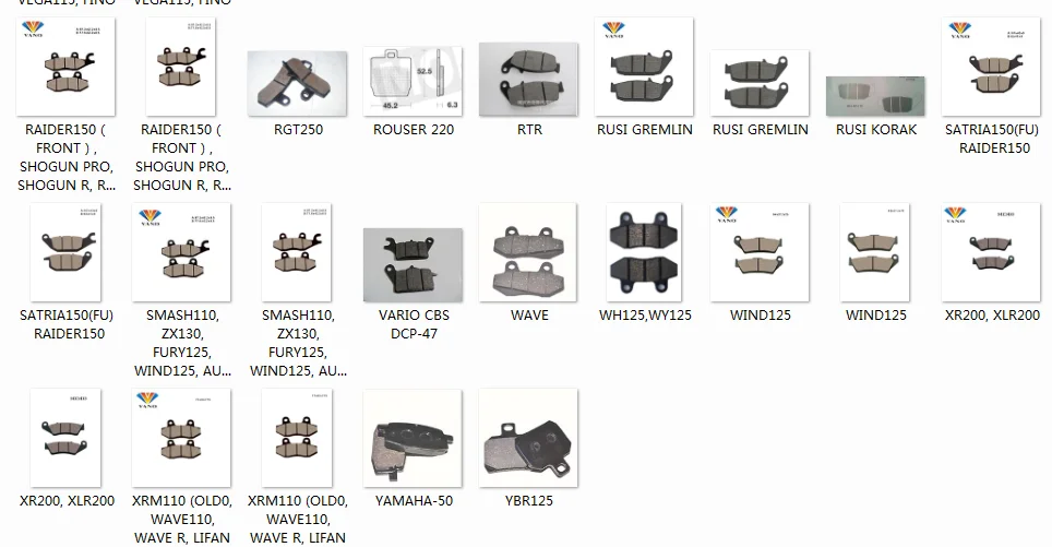 Wholesale Indonesia Motorcycle Parts Disc Brake Pad Buy Disc Pad