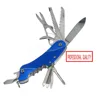 textured aluminium handle swiss multi-purpose pocket knife great for outdoor gear product promotional gifts