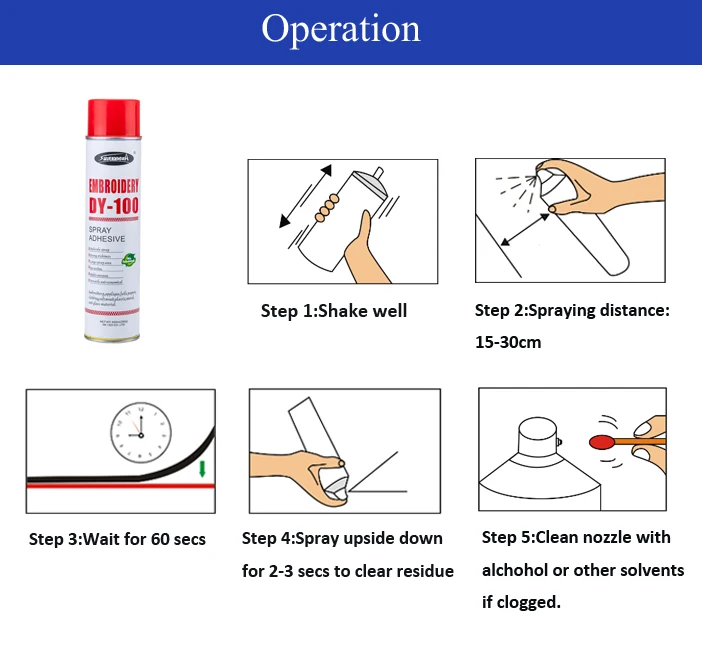 Temporary Embroidery Spray Adhesive Stabilizer For Fabric Buy