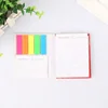 Promotional PET plastic sticky notes/ hard cover sticky notepad /pocket memo pad