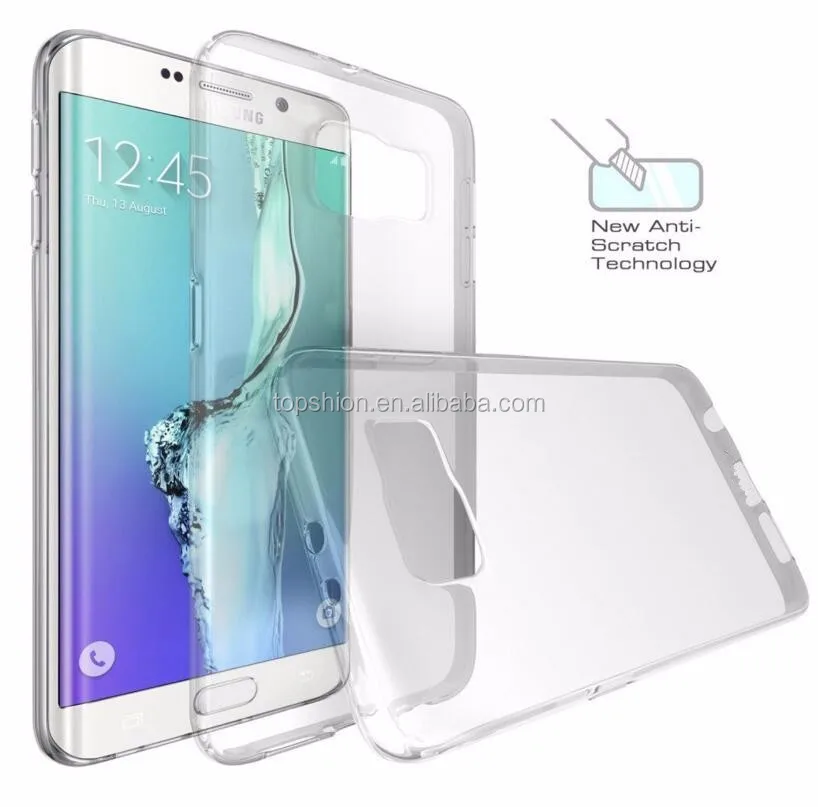 New Products 2016 Super Slim For Samsung Galaxy S7 Transparent Clear TPU Case Cover