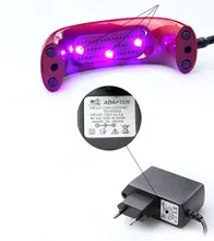 New Professional Mini Nail Art Dryer 9W USB UV LED Gel Nail Polish Lamp Rainbow