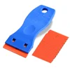 Anti slip handle plastic razor blade scraper for glass cleaning, old sticker reomval