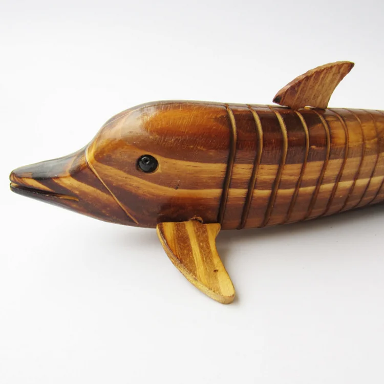 wooden dolphin