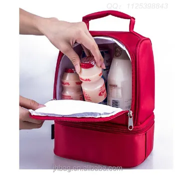 Fashion Nylon Lunch Bags Thermal Women S Lovely Insulation Cooler Box Children Kids Outdoor Frozen Insulated Bag