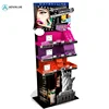Cosmetic makeup cardboard floor display merchandising display stand