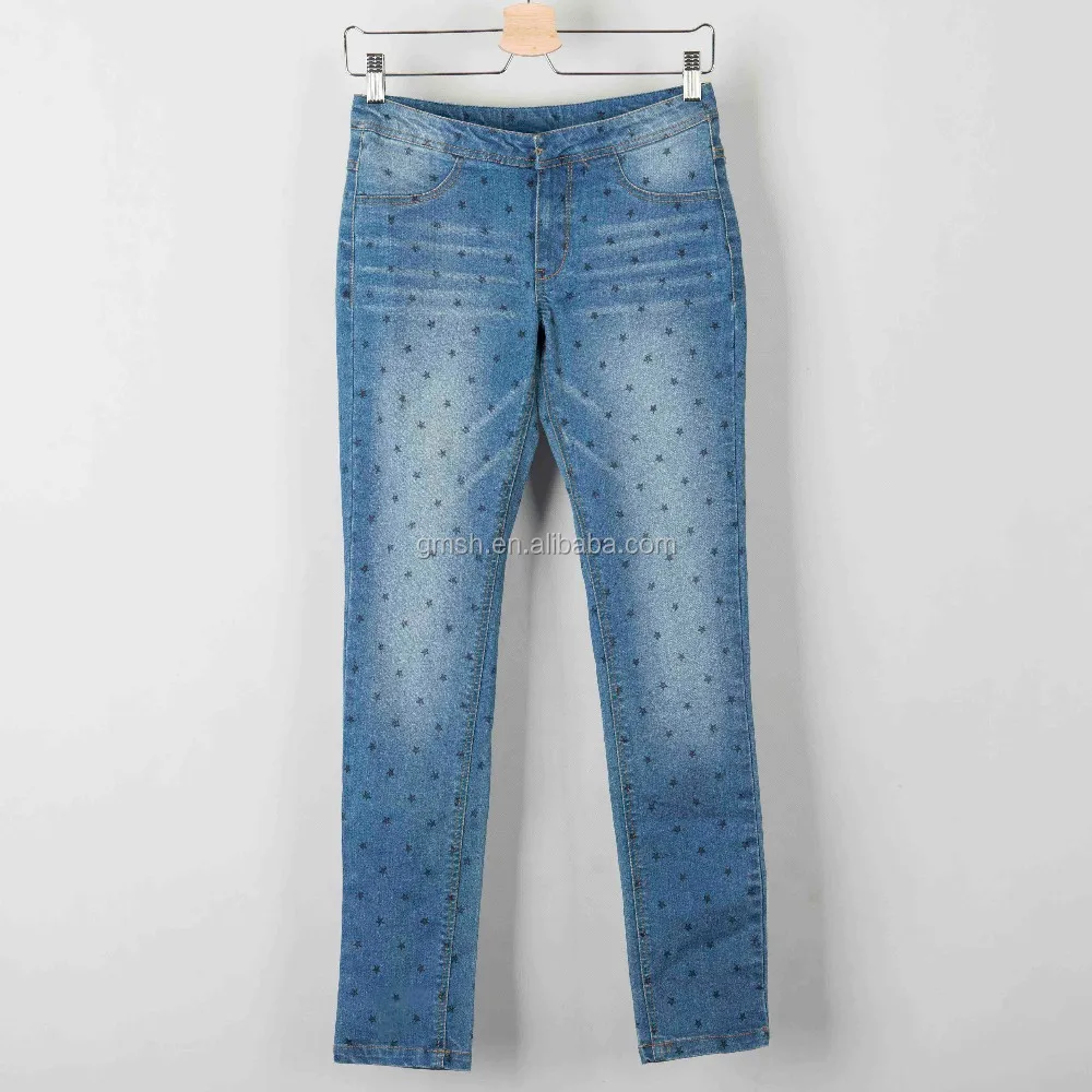 long jeans top design