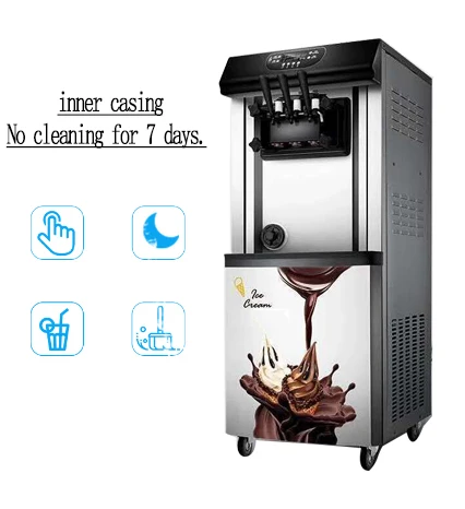 DIGUO IMPORT AND EXPORT, DIGUO TRADE, DIGUO HOLDING GROUP, HANKER GROUP built-in turbine reducer the soft ice cream machine runs smoothly and mute