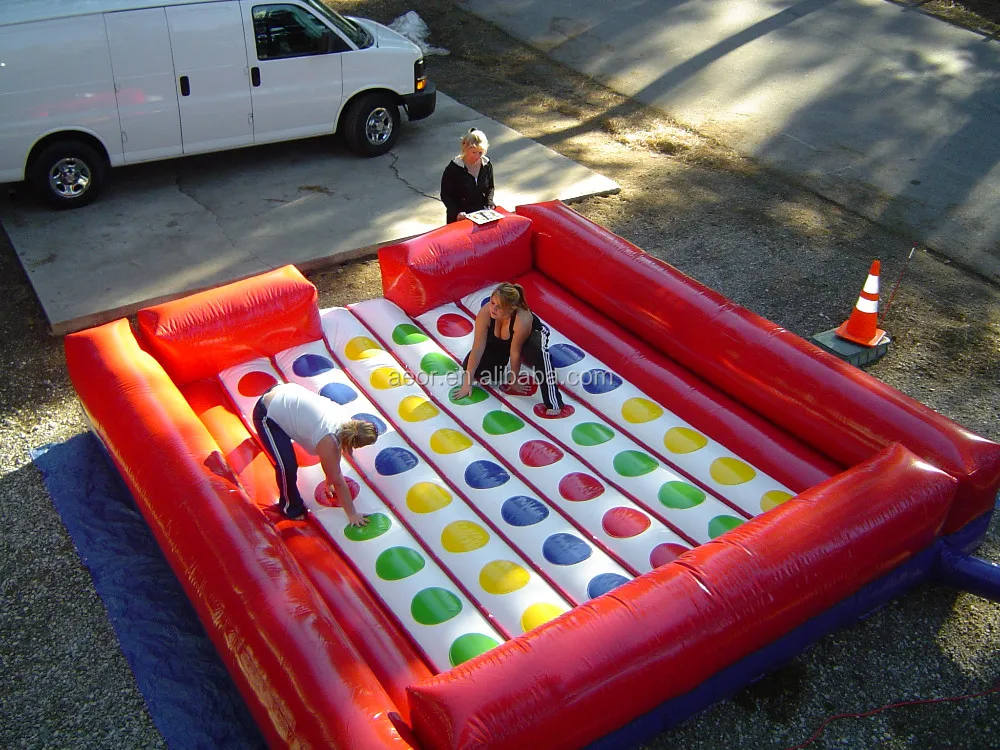 Cheap Giant Inflatable Twister Game For Adult/inflatable Twister For