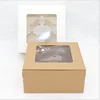Food Grade Paper Muffin Box Cake Box With Paper Divider 2/4/6/12 Pack