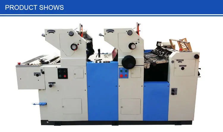 two colour offset printing machine