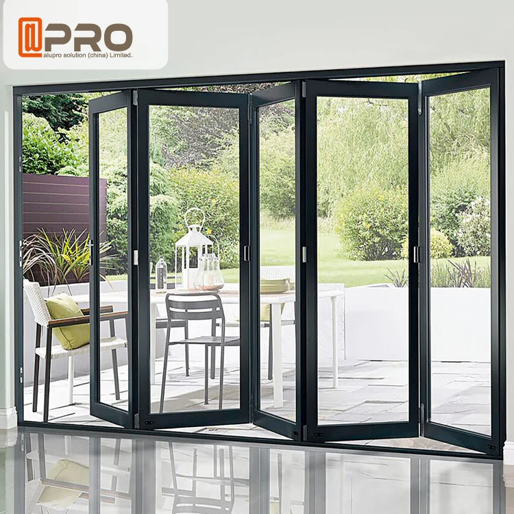 2020 Folding Door Office Outdoor Terrace Balcony Veranda Aluminium