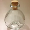 Crystal Clear Round Glass Corked Spell Potion Bottle 8.5OZ