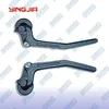 Dump truck steel side buckle coupler lock