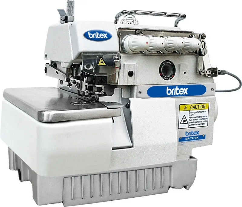 747bk Industrial 4 Thread Back Latching Overlock Used Sewing Machine