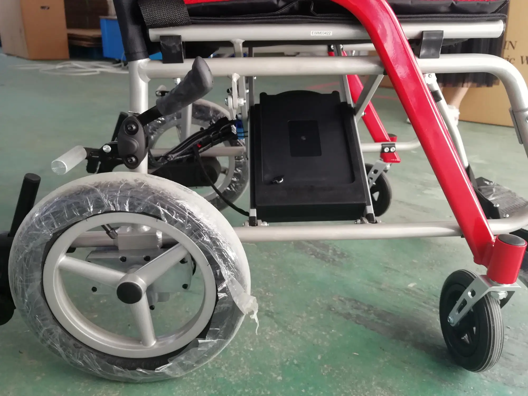 Fully Power Eclectically Wheelchair Folding Lightweight Airplane Use