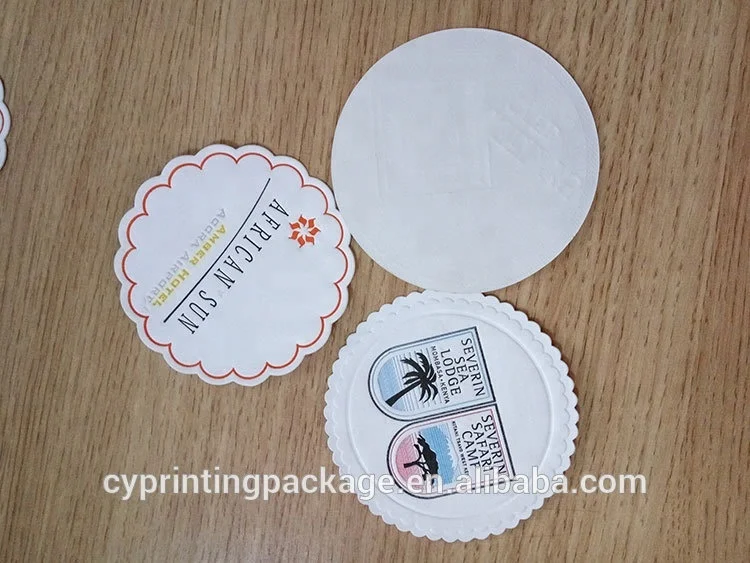Ecofriendly Paper Coaster Promotional Disposable Paper Absorbent Coaster Buy Disposable Paper