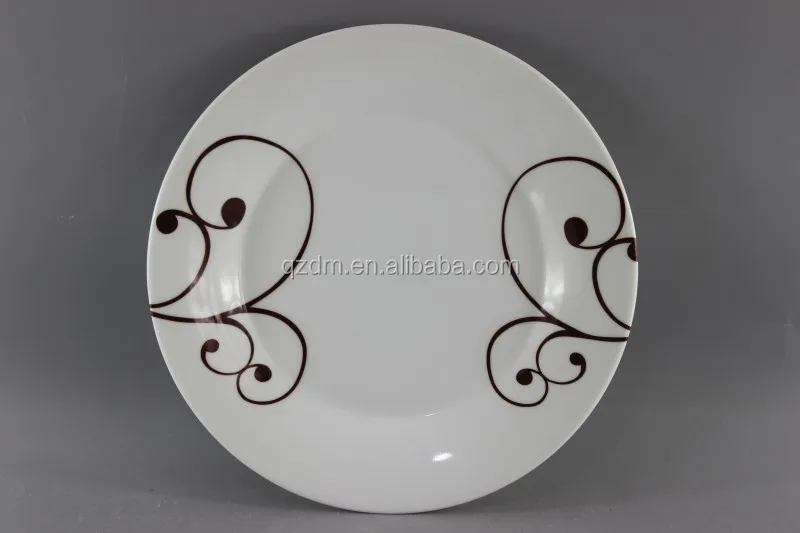 Strong 10" Melamine Serving plate Custom-made print