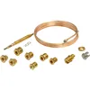 Custom pt100 sensor wire probe S J K type gas fireplace thermocouple for motor