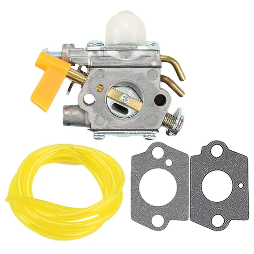 Hilom C1U-H60 Carburetor with Fuel Line Gasket for Ryobi Homelite 30CC 26CC 25CC Trimmer Craftsman Blower Brush Cutter Replace 308054013 308054012 308054004 308054008