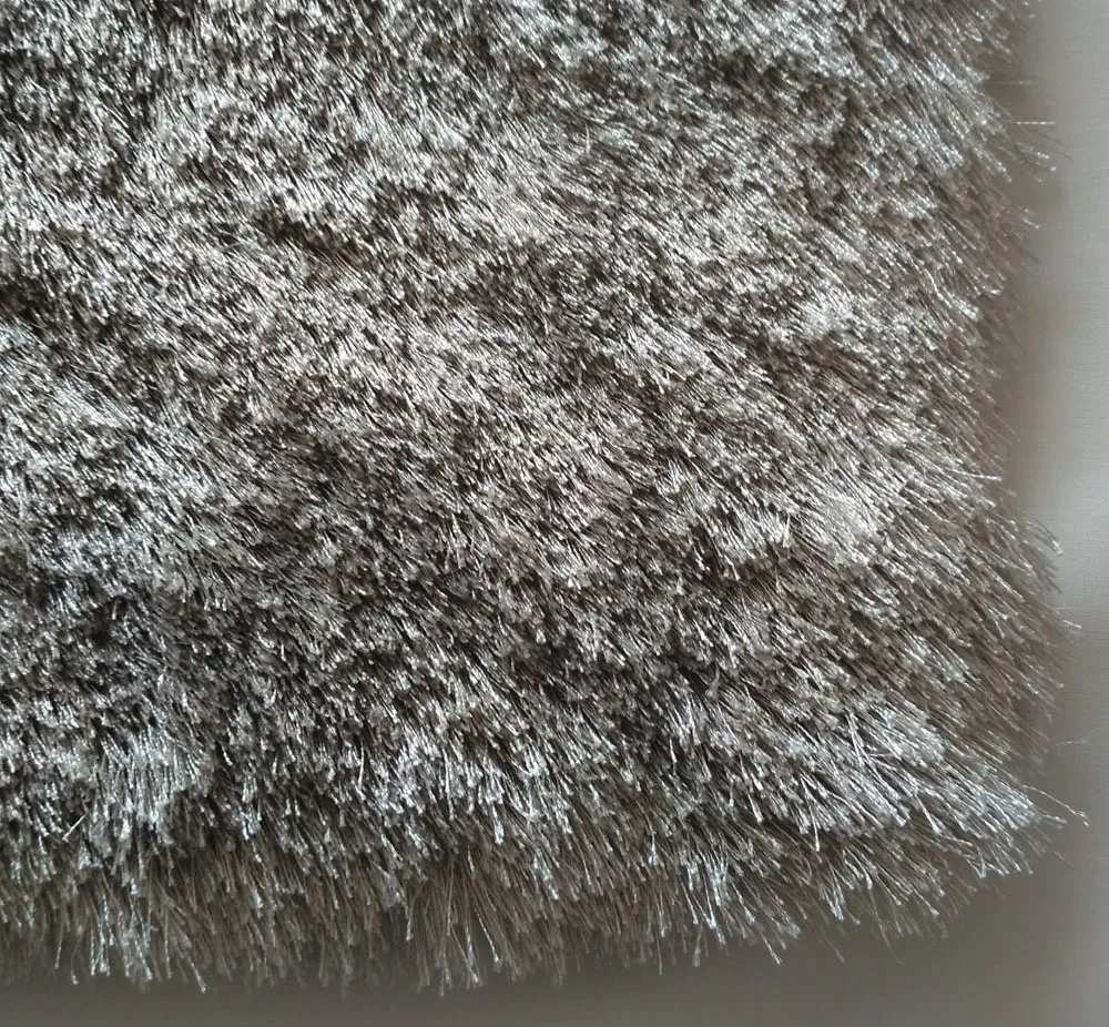 High Quality Grey Color Long Pile Shaggy Silky Carpets Buy High