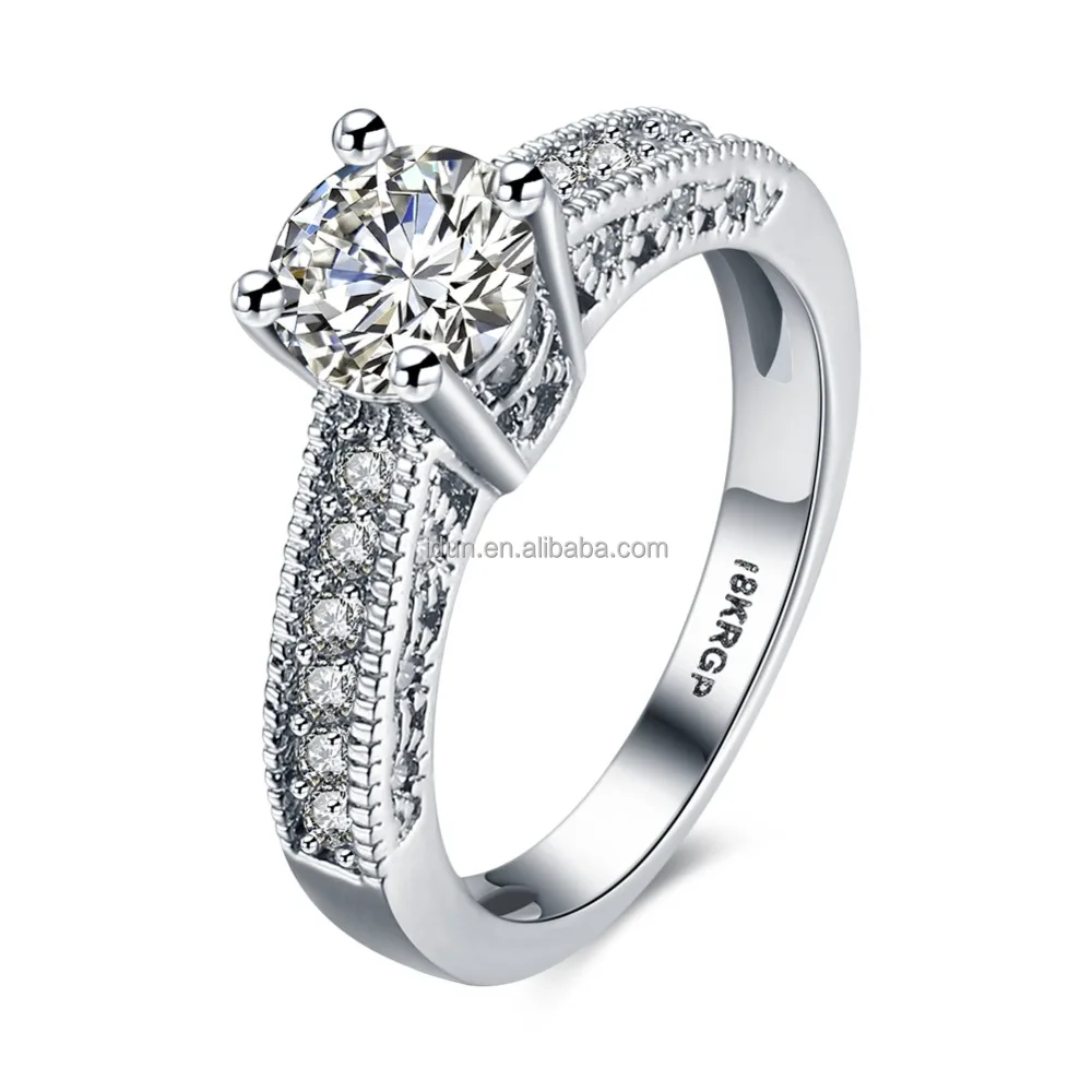 JewelryPalace Vintage Royal Princess Crown 0.6ct Cubic Zirconia Anniversary Promise Wedding Engagement Ring Enhancer 925 Sterling Silver