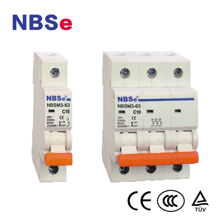 hot style thailand electrical circuit breaker  plug in type mcb
