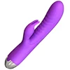 Silicone Waterproof Female Vaginal Clitoris Massager Stimulating Dual G Spot Dildo Rabbit Vibrator Sex Toys Wholesale