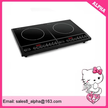 220v Press Button Double Burner Induction Cooktop Buy Induction