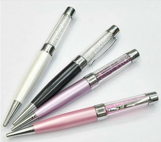 Giveaway gift shape ball pen crystal USB drive 16GB wholesale - ANKUX.COM